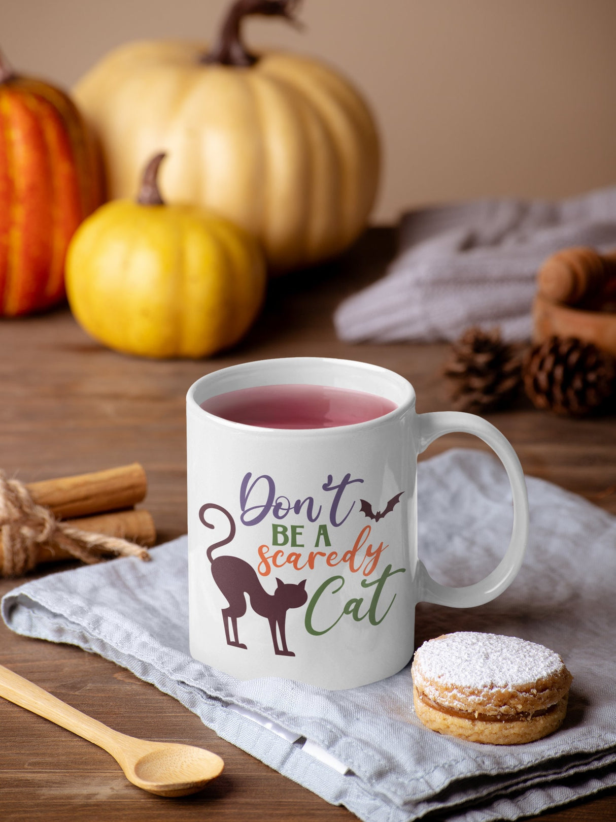 Don't be a scaredy cat SVG Cut File
