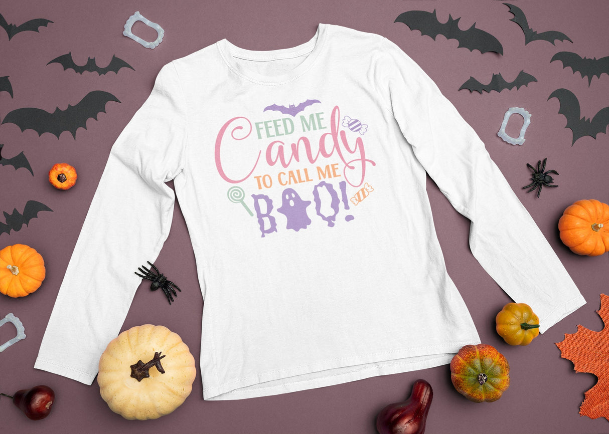 Feed me candy to call me boo SVG Cut File