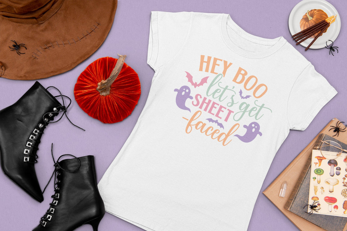 Hey boo, let's get sheet-faced SVG Cut File