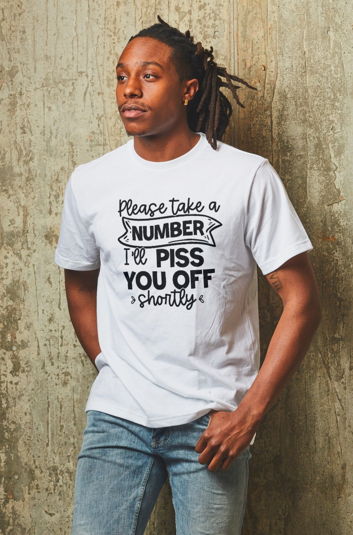 Please take a number I'll Piss you off Shortly SVG Cut File