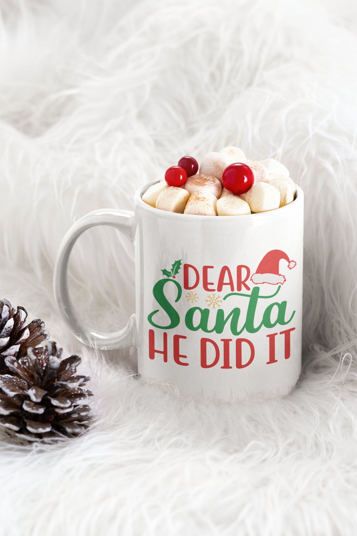 Dear santa he did it SVG Cut File