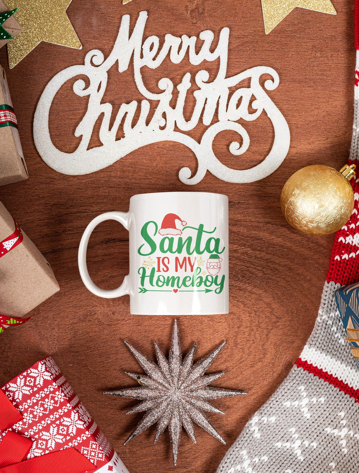 Santa Is my homeboy SVG Cut File
