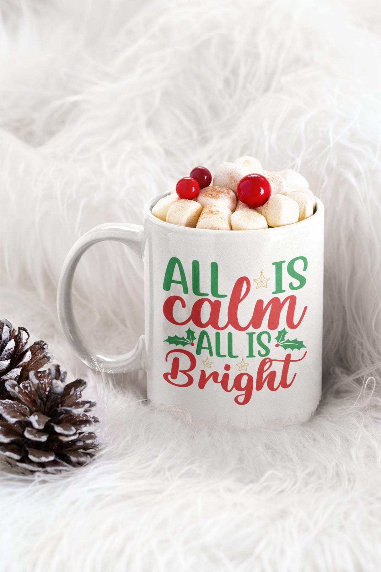 All is Calm all is bright SVG Cut File