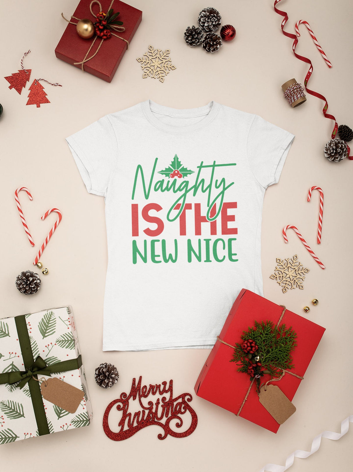 Naughty is the new nice SVG Cut File