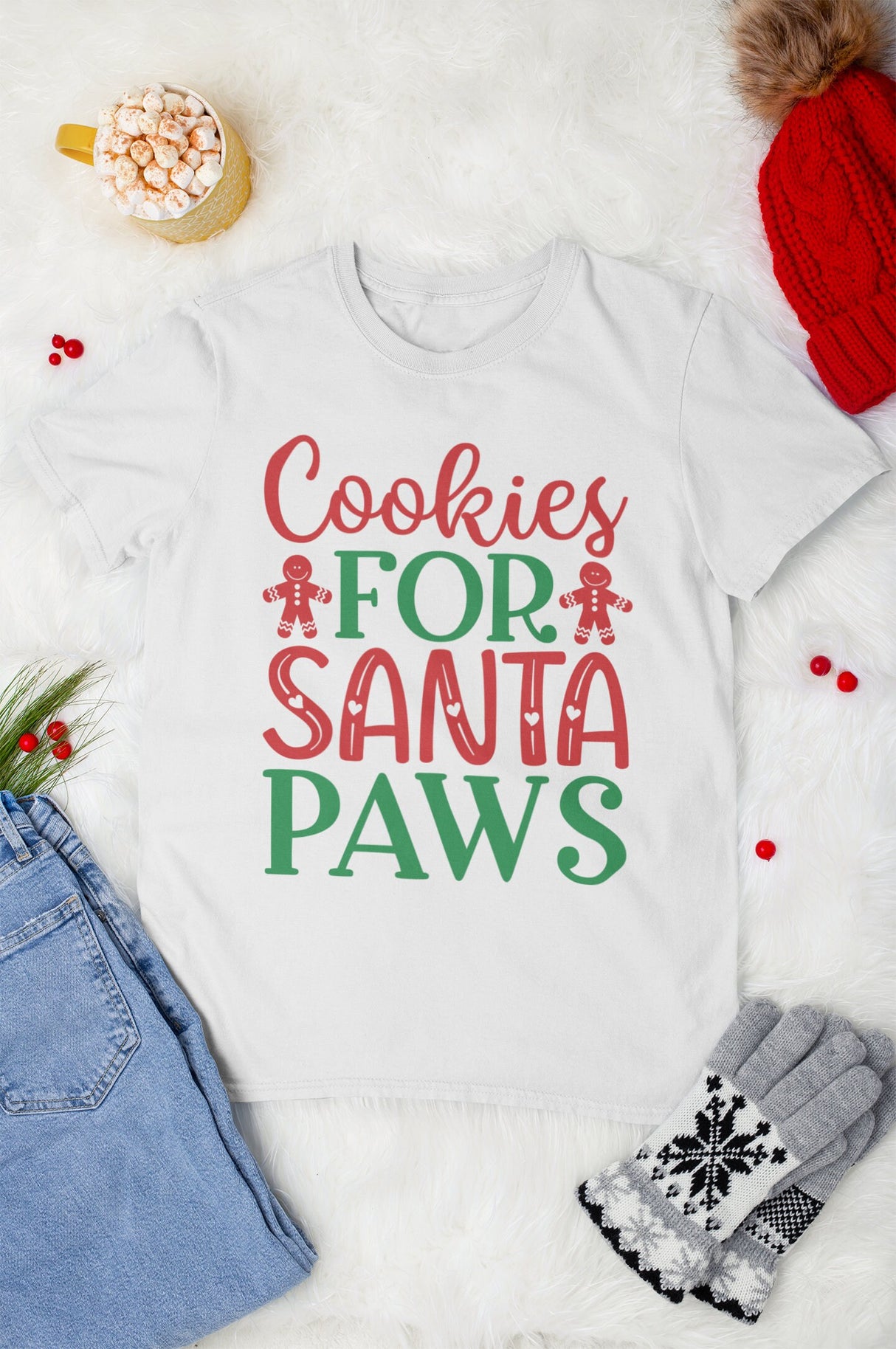 Cookies for Santa Paws SVG Cut File