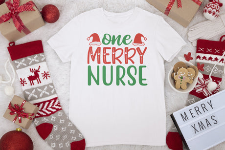 One Merry Nurse SVG Cut File