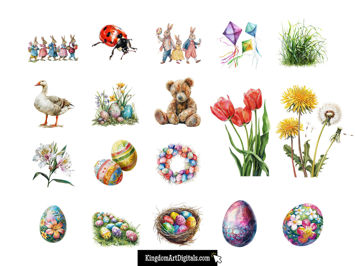 Easter Clipart Set