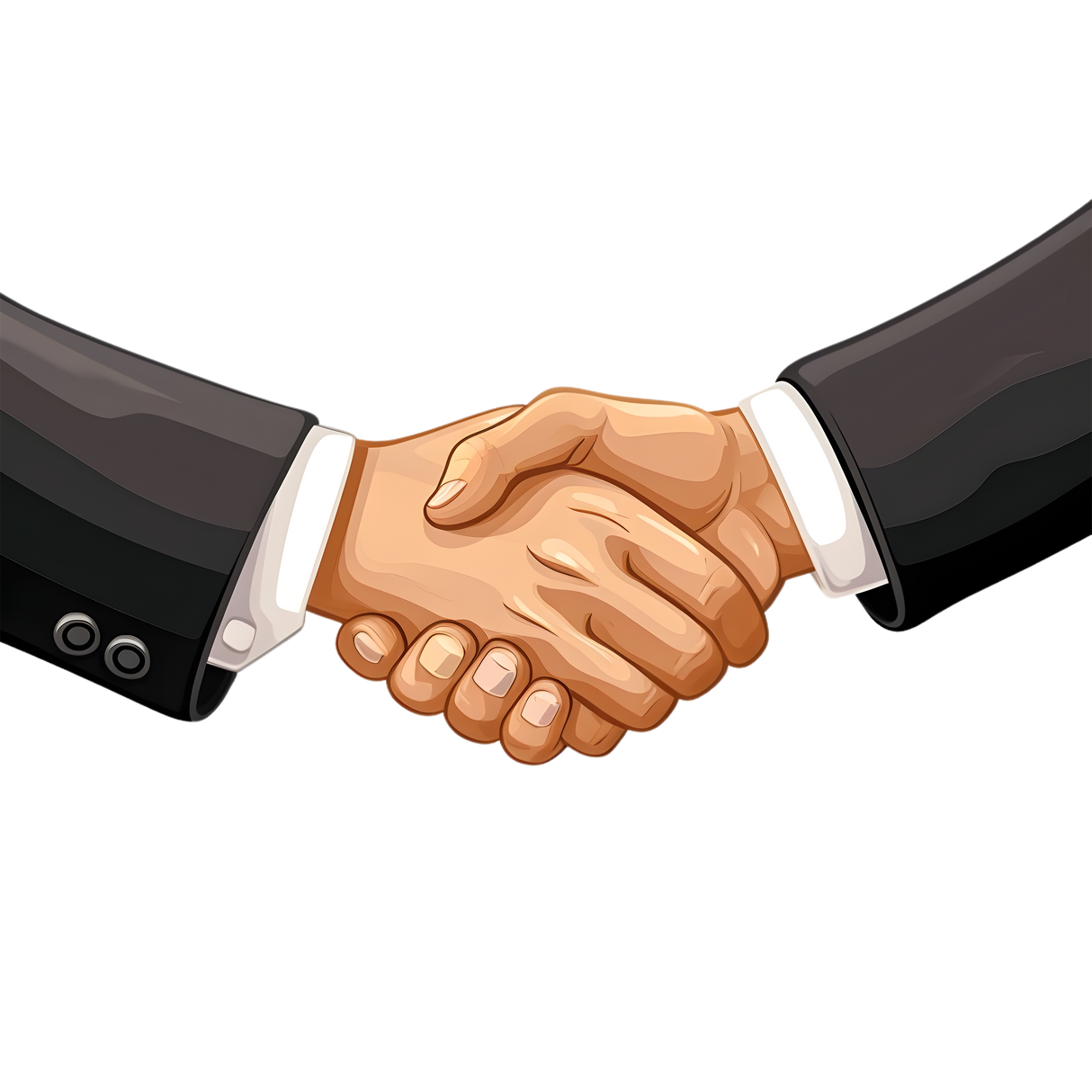 Shaking Business Hands PNG