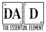 Dad The Essential Element SVG Cut File