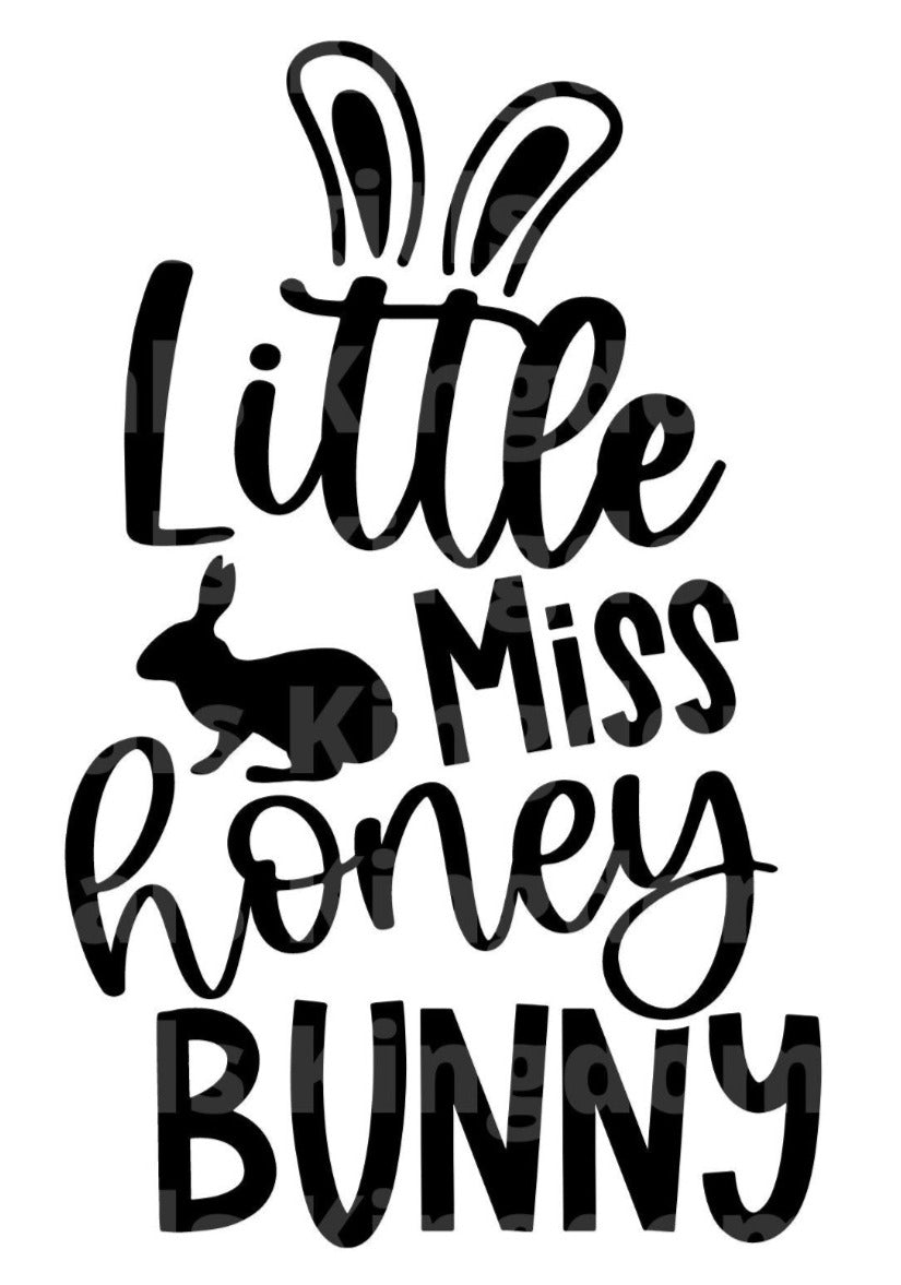 Little Miss Honey Bunny SVG Cut File