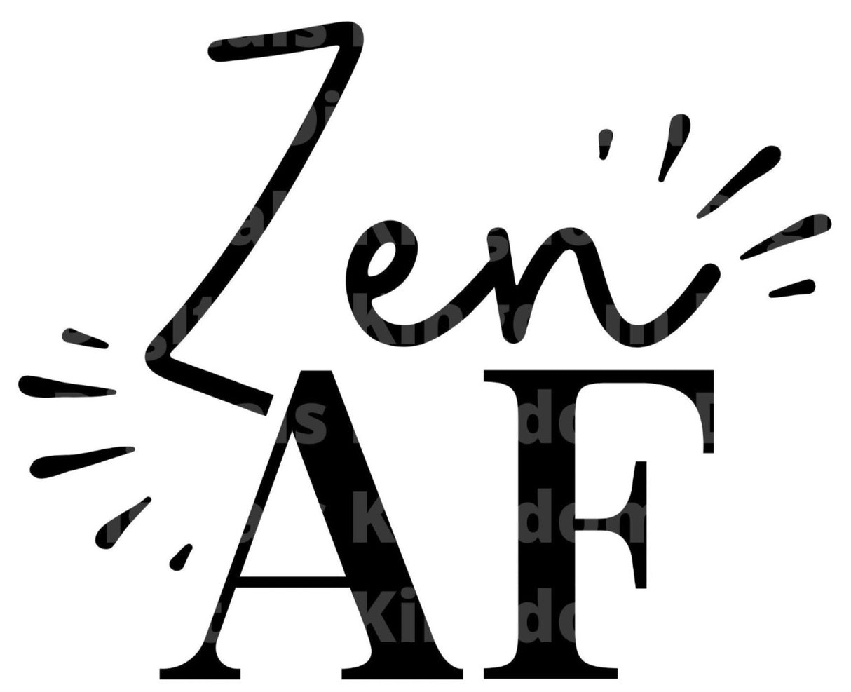 Zen AF SVG Cut File