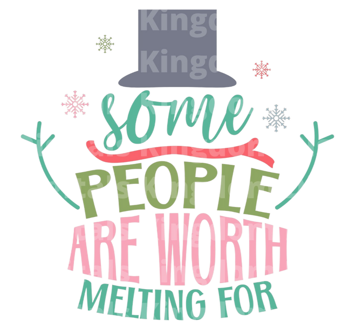 Some people are worth melting for SVG Cut File