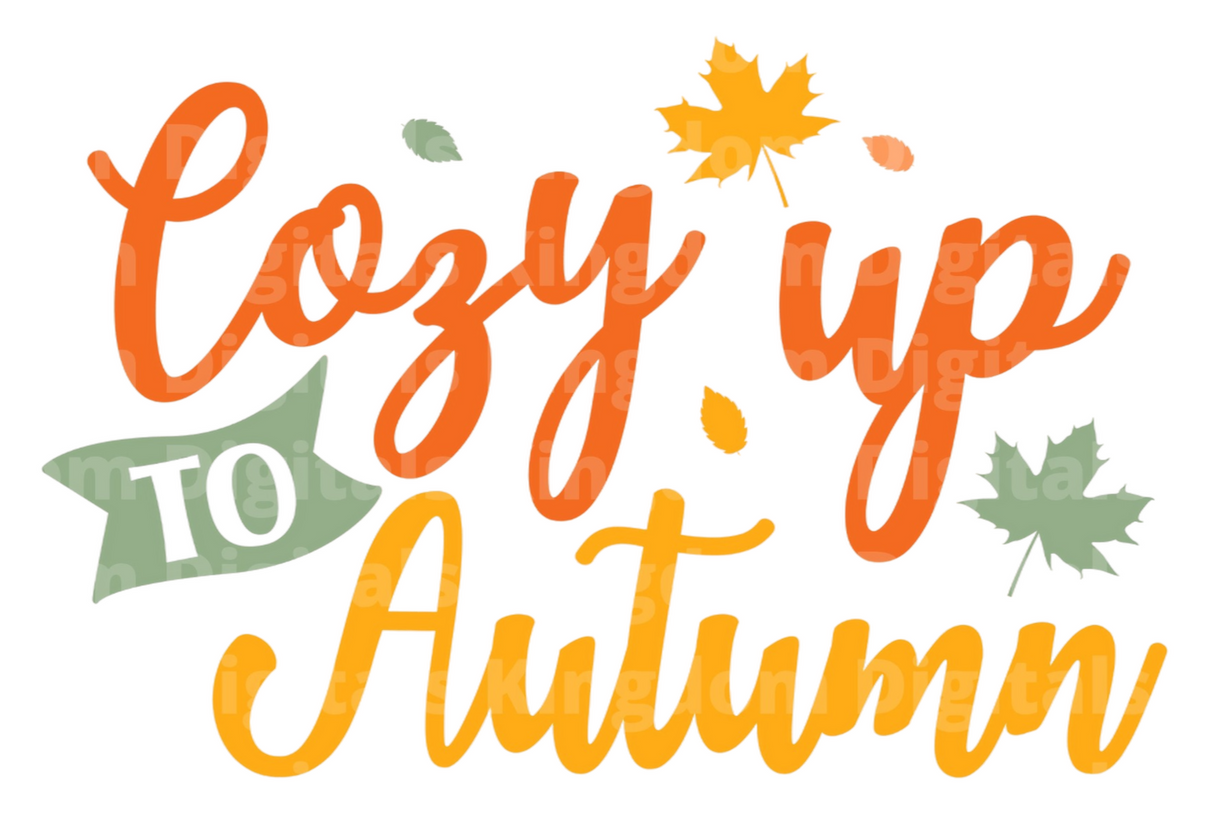 Cozy up to Autumn SVG Cut File