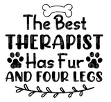 The best therapist has fur and four legs SVG Cut File