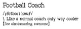 Football Coach  Like a normal coach only way cooler SVG Cut File