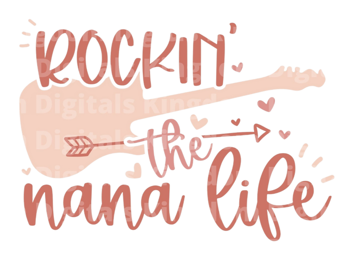 Rocking The Nana Life SVG Cut File