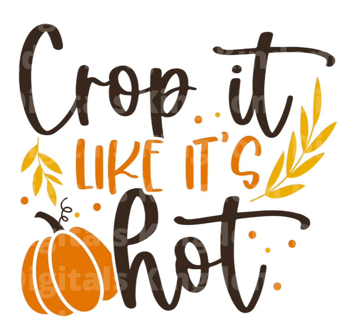 Crop it like its hot SVG Cut File