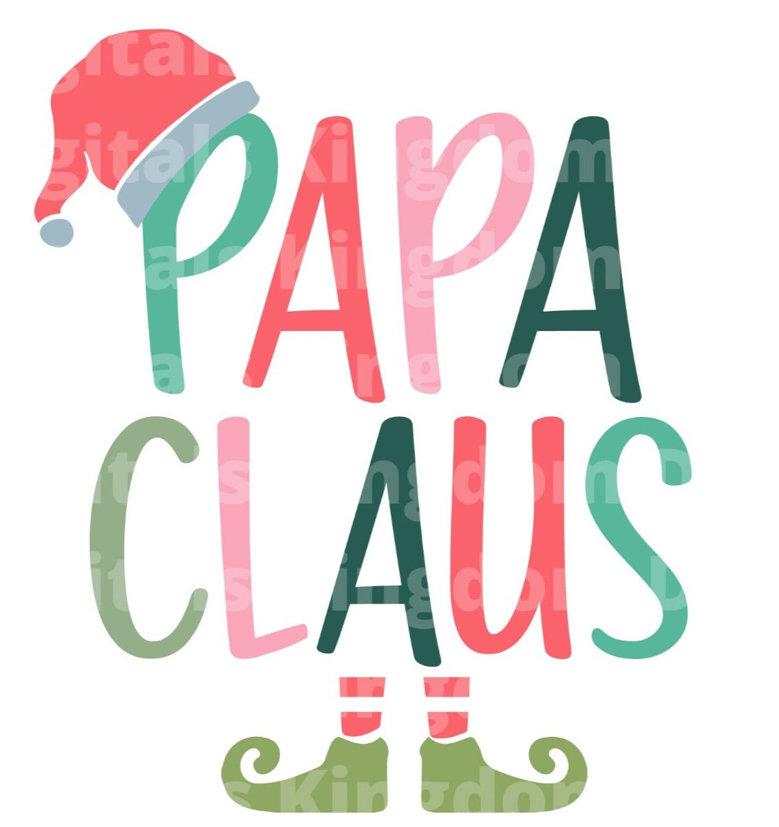 Papa Claus SVG Cut File