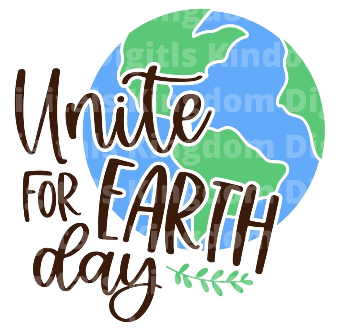 Unite For Earth Day SVG Cut File
