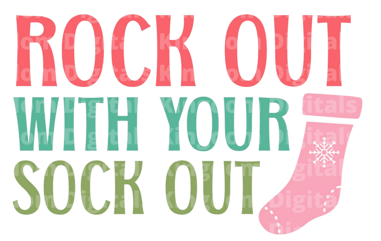 Rock out with your Sock out SVG Cut File