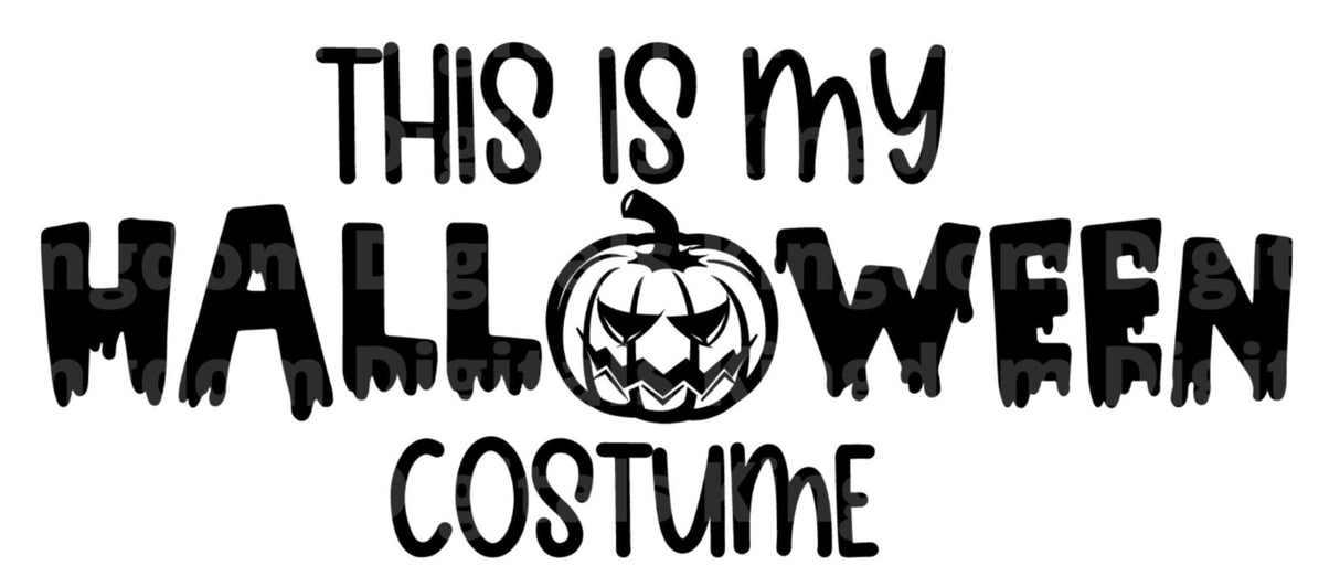This is my Halloween Costume SVG Cut File