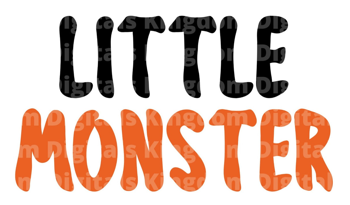 Little monster SVG Cut File