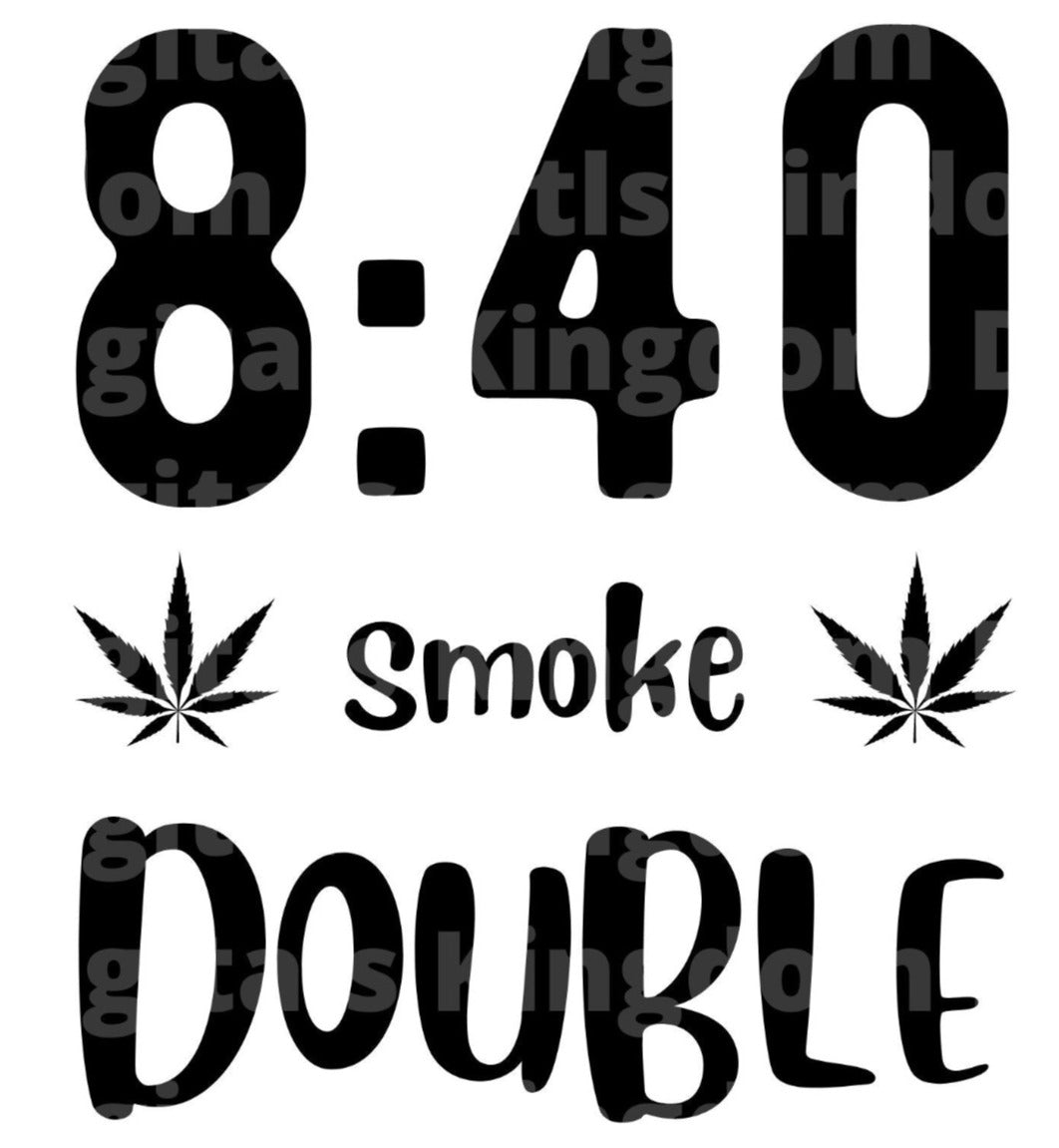 840 Smoke Double SVG Cut File