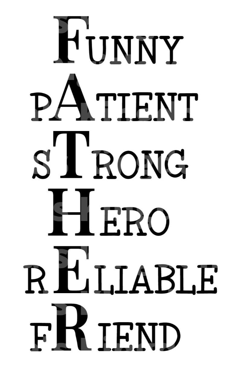 Funny Patient Strong Hero Reliable Friend  SVG Cut File