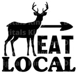 Eat Local SVG Cut File