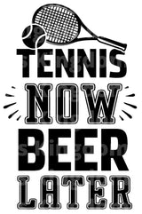Tennis Now Beer Later SVG Cut File