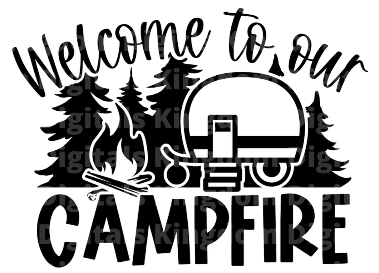 Welcome to our Campfire SVG Cut File