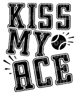 Kiss My Ace SVG Cut File