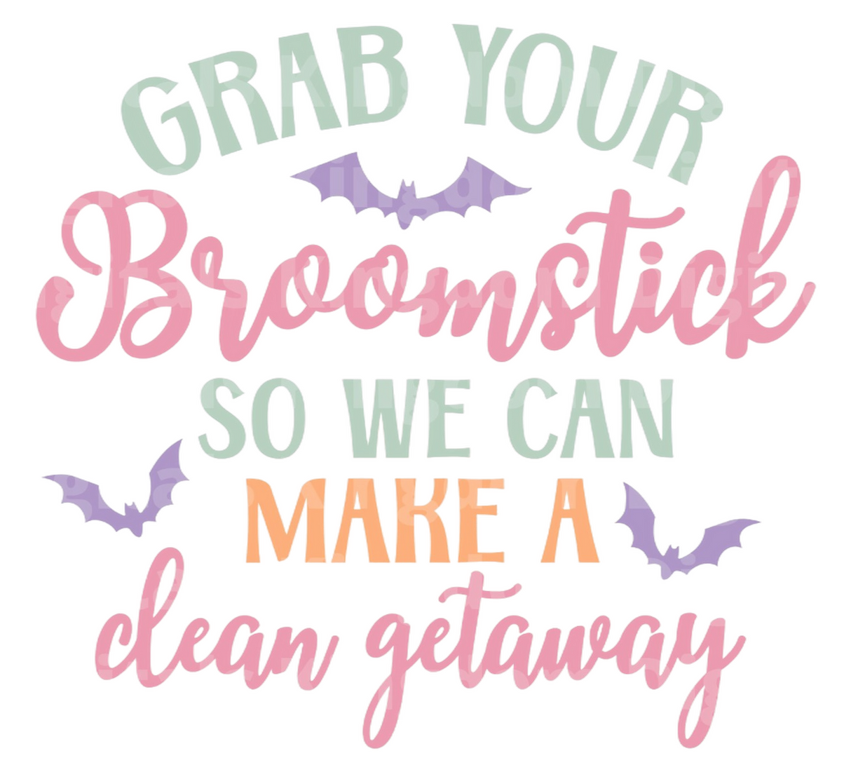 Grab your broomstick SVG Cut File