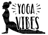 Yoga Vibes SVG Cut File