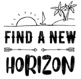 Find A New Horizon SVG Cut File