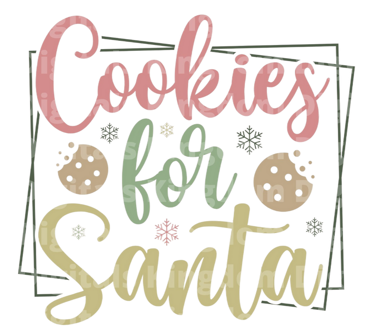 Cookies For Santa SVG Cut File