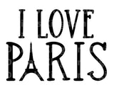 I Love Paris SVG Cut File