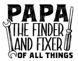 Papa The Finder &  Fixer SVG Cut File