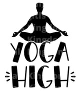 Yoga High SVG Cut File