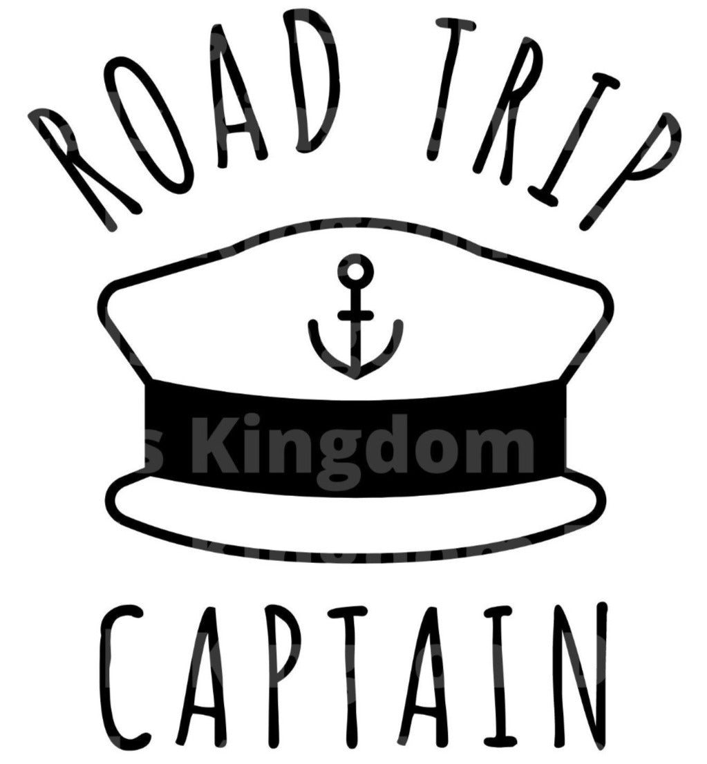 Road Trip Captain SVG Cut File