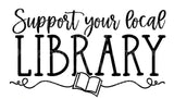 Support Your Local Library SVG Cut File