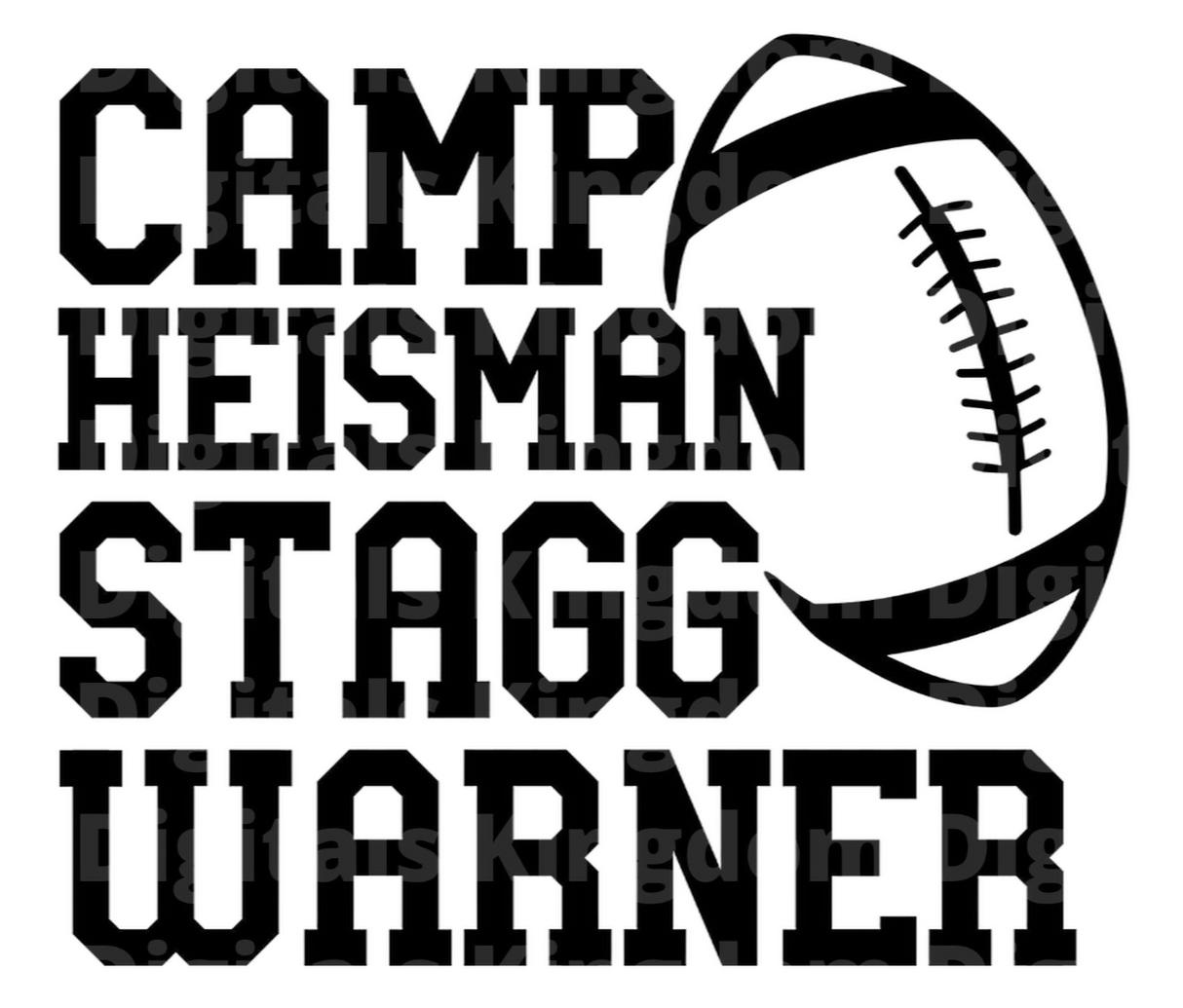 Camp Heisman Stagg Warner SVG Cut File