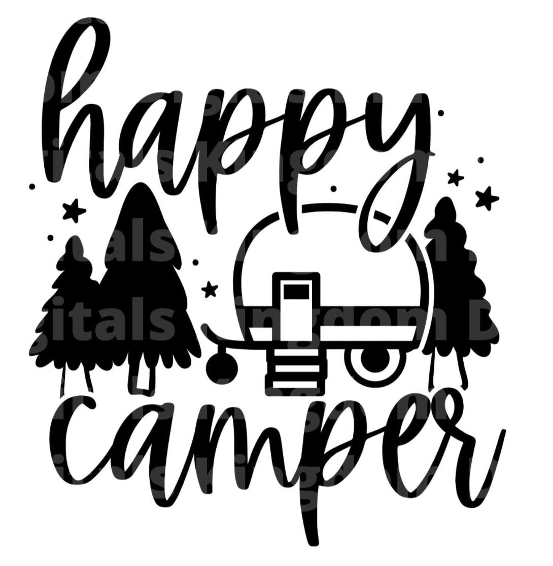 Happy Camper SVG Cut File