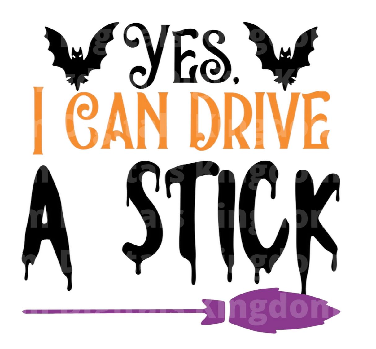 Yes, I can drive a stick SVG Cut File