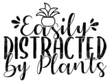 Easily Distract By Plants SVG Cut File