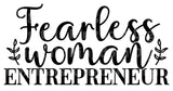 Fearless Woman Entrepreneur SVG Cut File