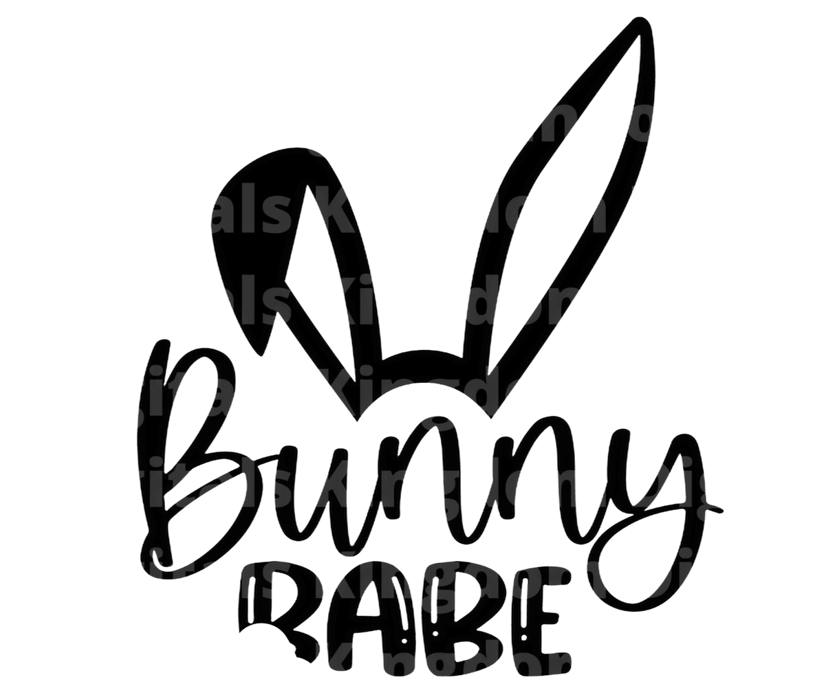 Bunny Babe SVG Cut File