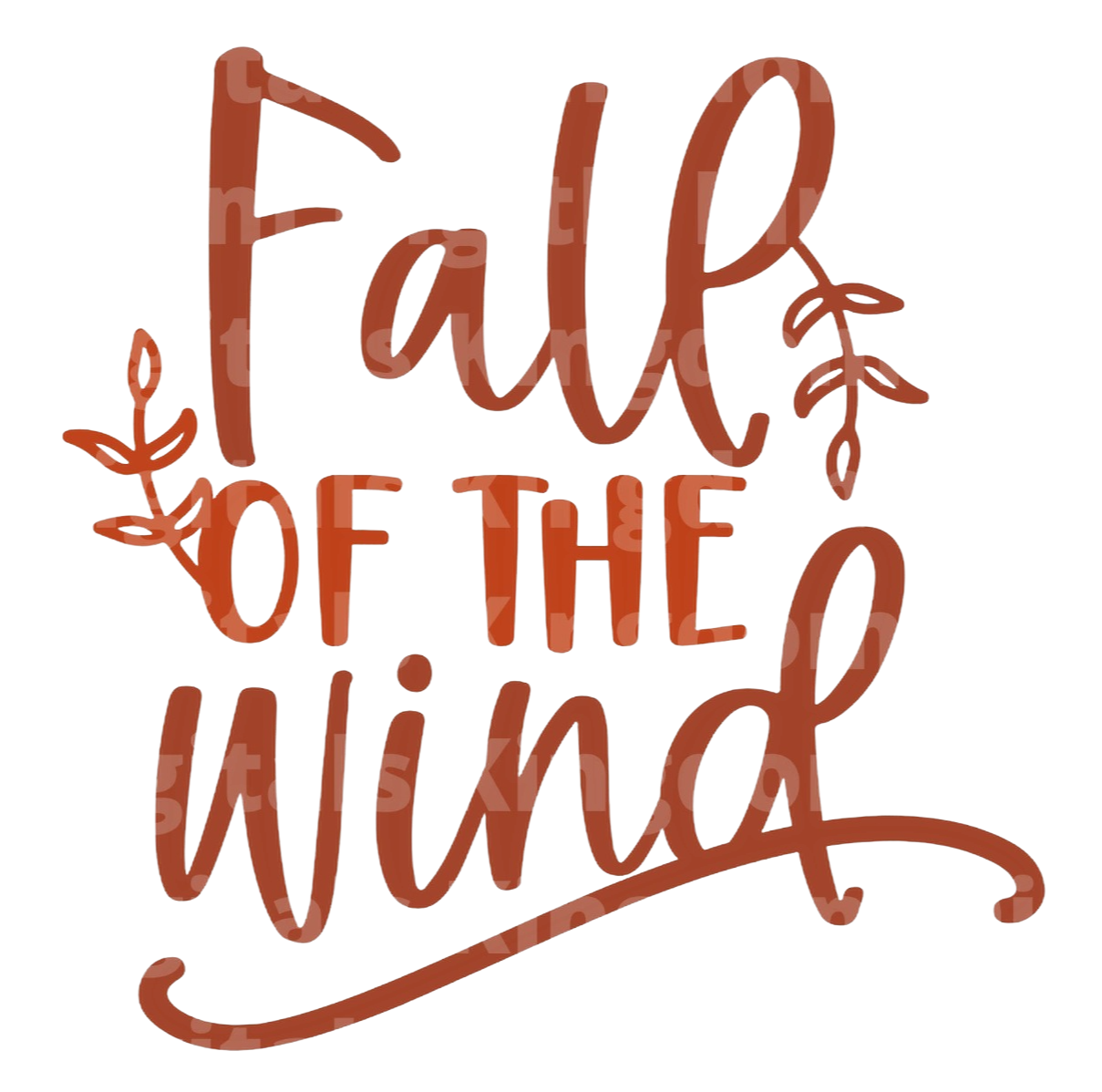 Fall of the wind SVG Cut File