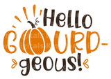 Hello gourd-geous! SVG Cut File