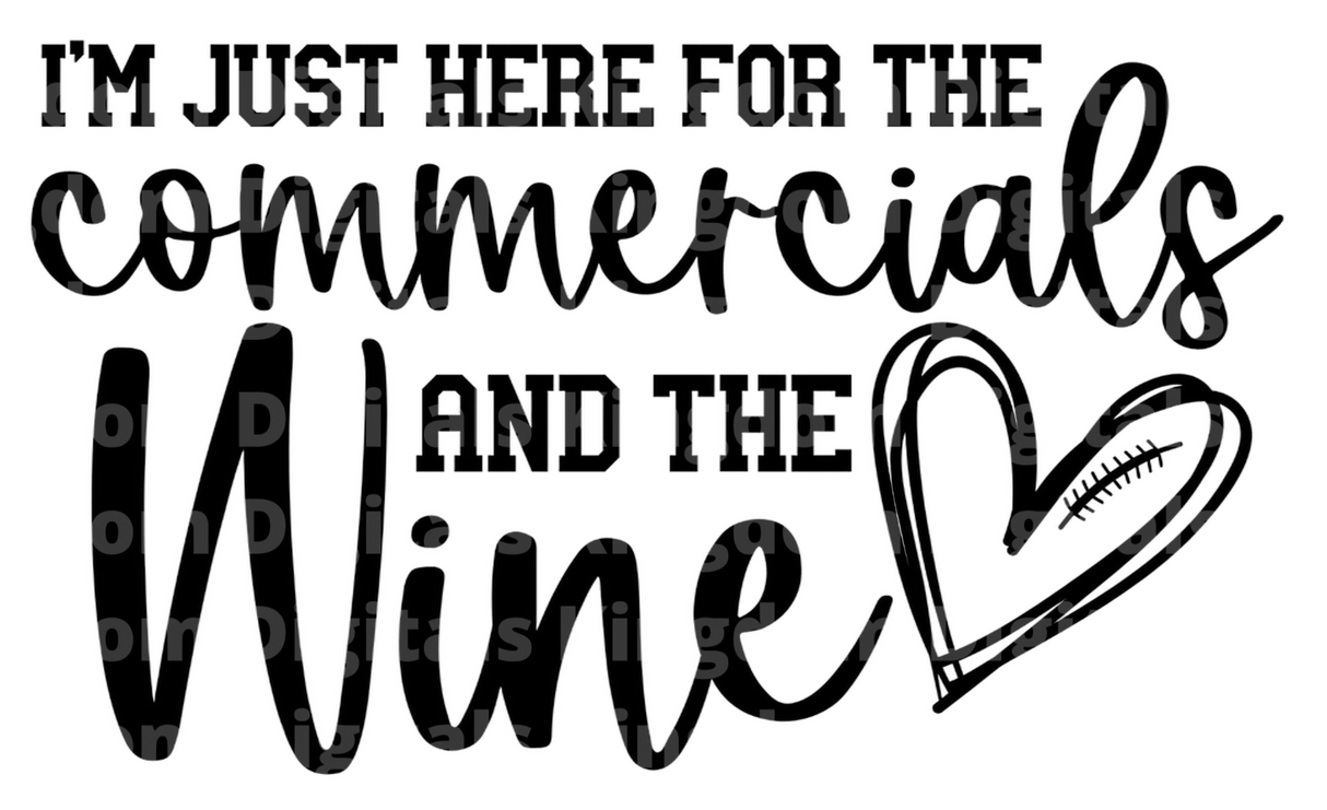 I'm just here for the commercials and the Wine SVG Cut File